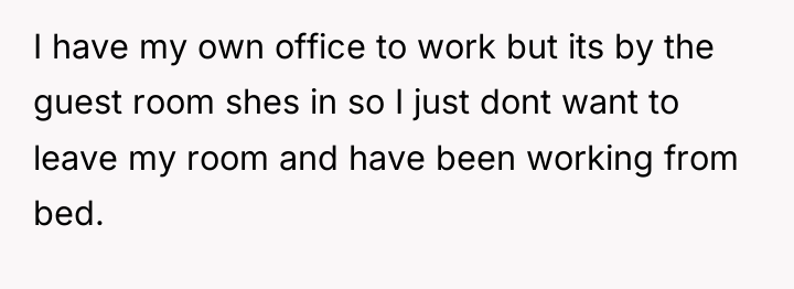 I have my own office to work but its by...