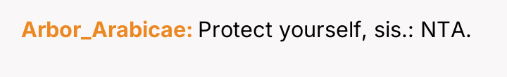 Arbor_Arabicae Protect yourself, sis.: NTA.