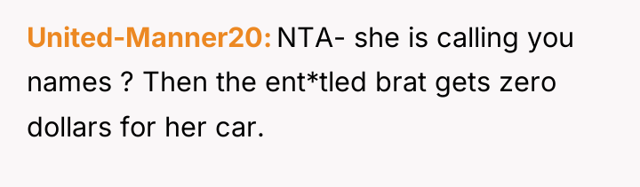 United-Manner20 NTA- she is calling you names ? Then the...