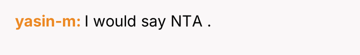 yasin-m I would say NTA .