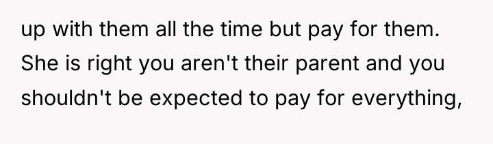up with them all the time but pay for them....