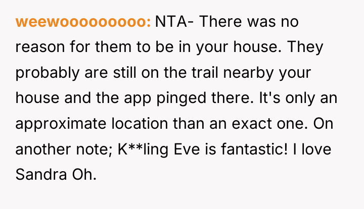 weewooooooooo NTA- There was no reason for them to be...