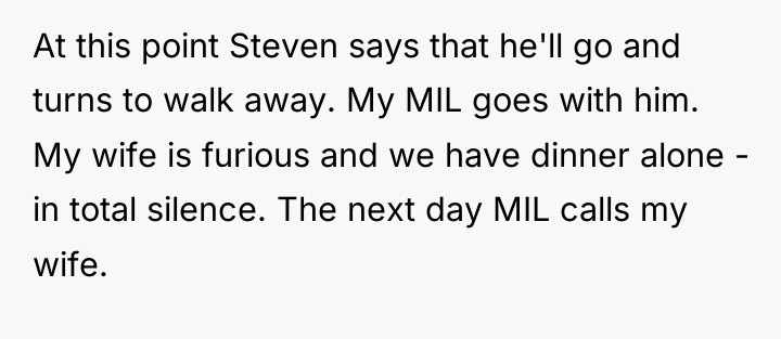 At this point Steven says that he'll go and turns...