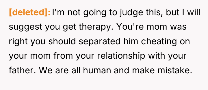 [deleted] I'm not going to judge this, but I will...