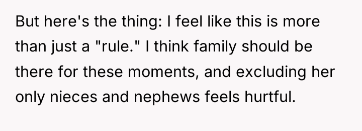But here's the thing: I feel like this is more...