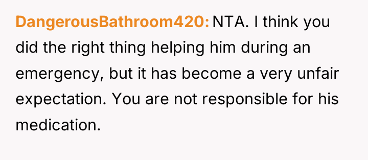 DangerousBathroom420 NTA. I think you did the right thing helping...