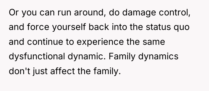 Or you can run around, do damage control, and force...