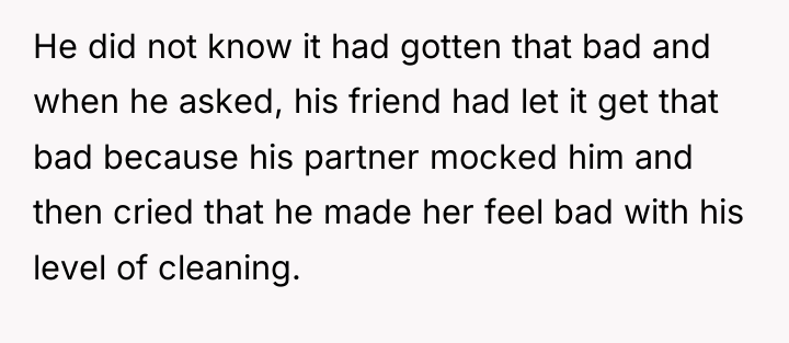 He did not know it had gotten that bad and...