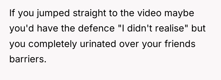 If you jumped straight to the video maybe you'd have...