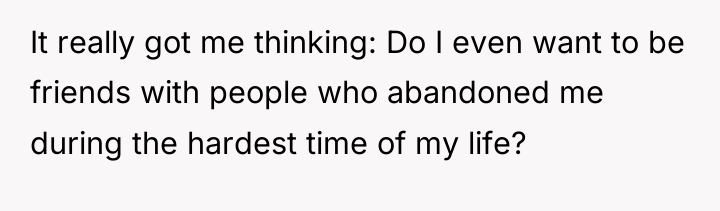 It really got me thinking: Do I even want to...
