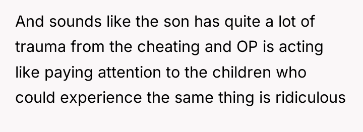 And sounds like the son has quite a lot of...