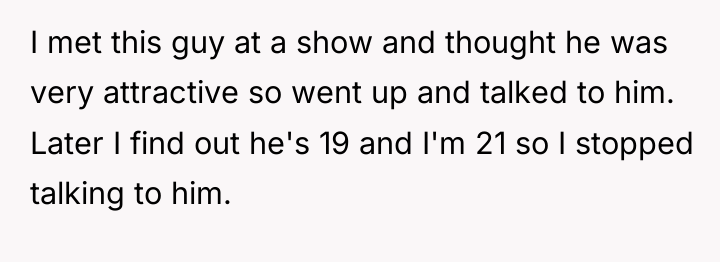 I met this guy at a show and thought he...