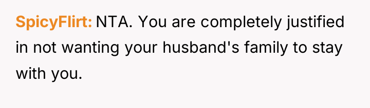 SpicyFlirt NTA. You are completely justified in not wanting your...