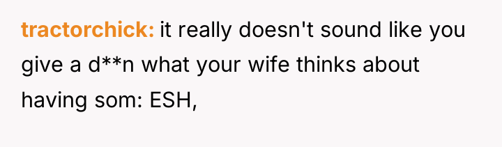 tractorchick it really doesn't sound like you give a d**n...