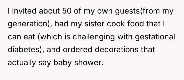 I invited about 50 of my own guests(from my generation),...