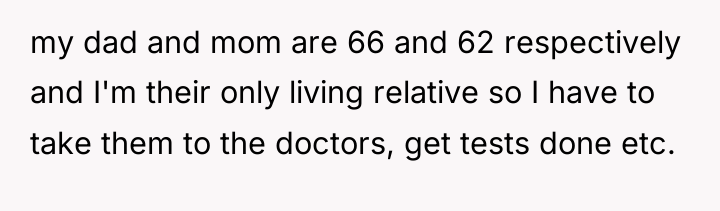 my dad and mom are 66 and 62 respectively and...