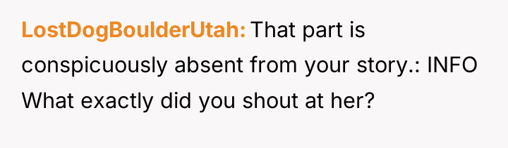 LostDogBoulderUtah That part is conspicuously absent from your story.: INFO...