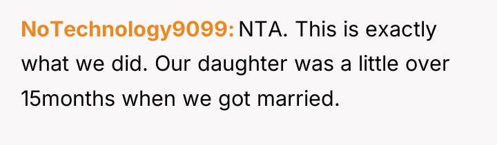 NoTechnology9099 NTA. This is exactly what we did. Our daughter...