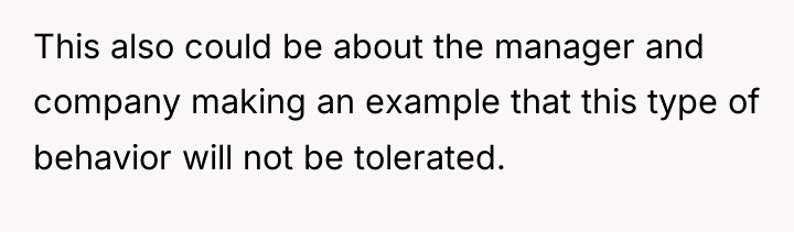This also could be about the manager and company making...