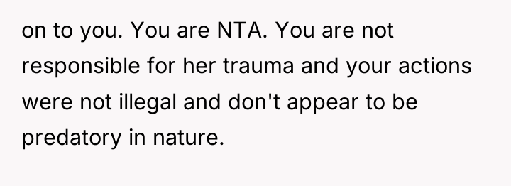 on to you. You are NTA. You are not responsible...