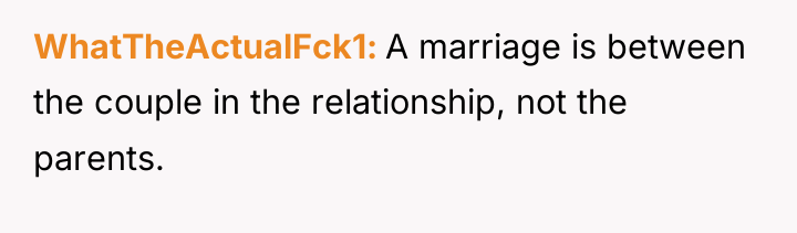 WhatTheActualFck1 A marriage is between the couple in the relationship,...