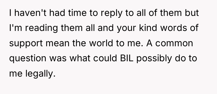 I haven't had time to reply to all of them...