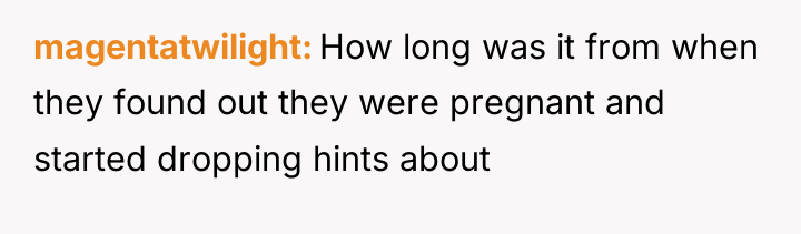 magentatwilight How long was it from when they found out...
