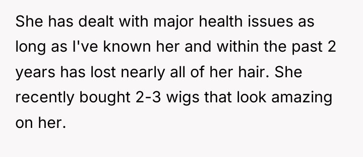 She has dealt with major health issues as long as...