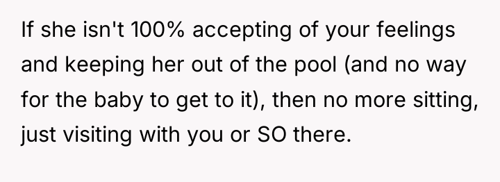If she isn't 100% accepting of your feelings and keeping...