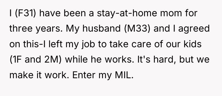 I (F31) have been a stay-at-home mom for three years....
