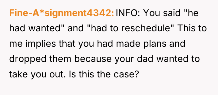 Fine-A*signment4342 INFO: You said "he had wanted" and "had to...