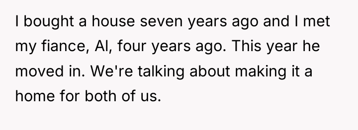 I bought a house seven years ago and I met...