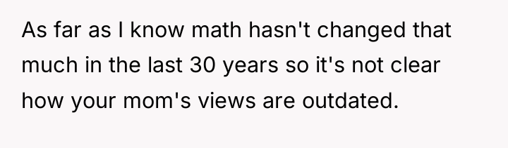 As far as I know math hasn't changed that much...