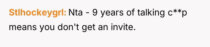 Stlhockeygrl Nta - 9 years of talking c**p means you...