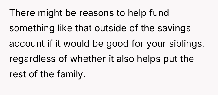 There might be reasons to help fund something like that...