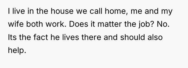 I live in the house we call home, me and...