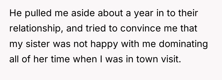 He pulled me aside about a year in to their...