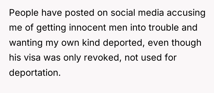 People have posted on social media accusing me of getting...