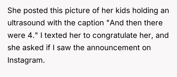 She posted this picture of her kids holding an ultrasound...