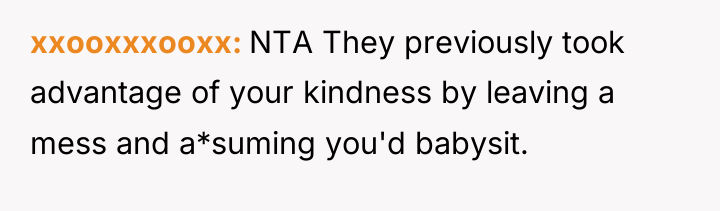 xxooxxxooxx NTA They previously took advantage of your kindness by...