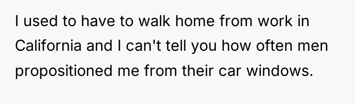 I used to have to walk home from work in...