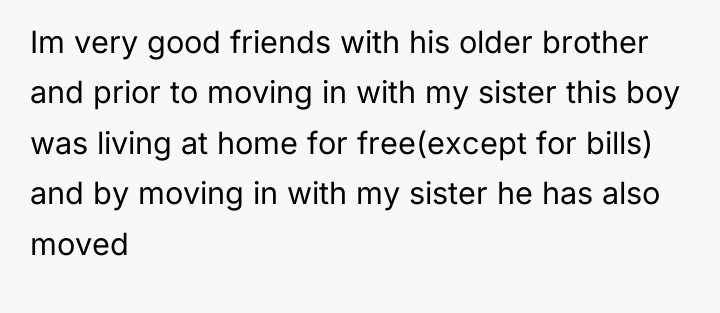 Im very good friends with his older brother and prior...