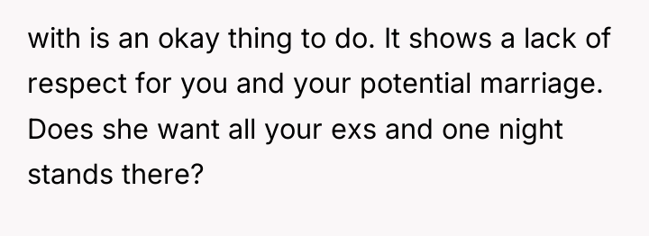 with is an okay thing to do. It shows a...