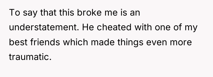 To say that this broke me is an understatement. He...