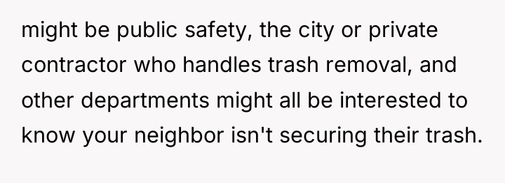 might be public safety, the city or private contractor who...