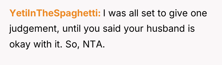 YetiInTheSpaghetti I was all set to give one judgement, until...
