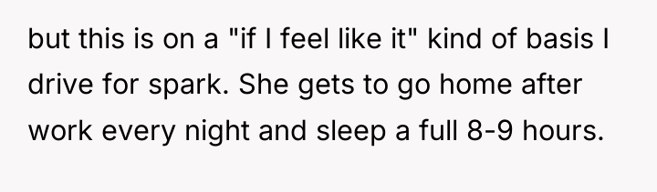 but this is on a "if I feel like it"...