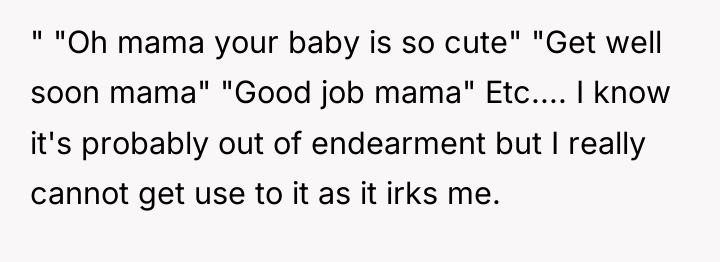 " "Oh mama your baby is so cute" "Get well...
