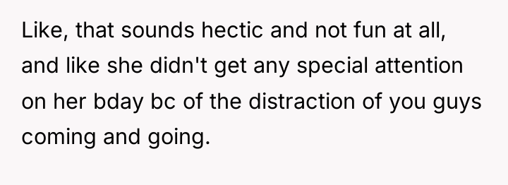 Like, that sounds hectic and not fun at all, and...