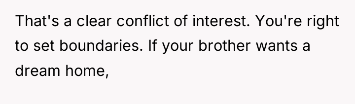 That's a clear conflict of interest. You're right to set...